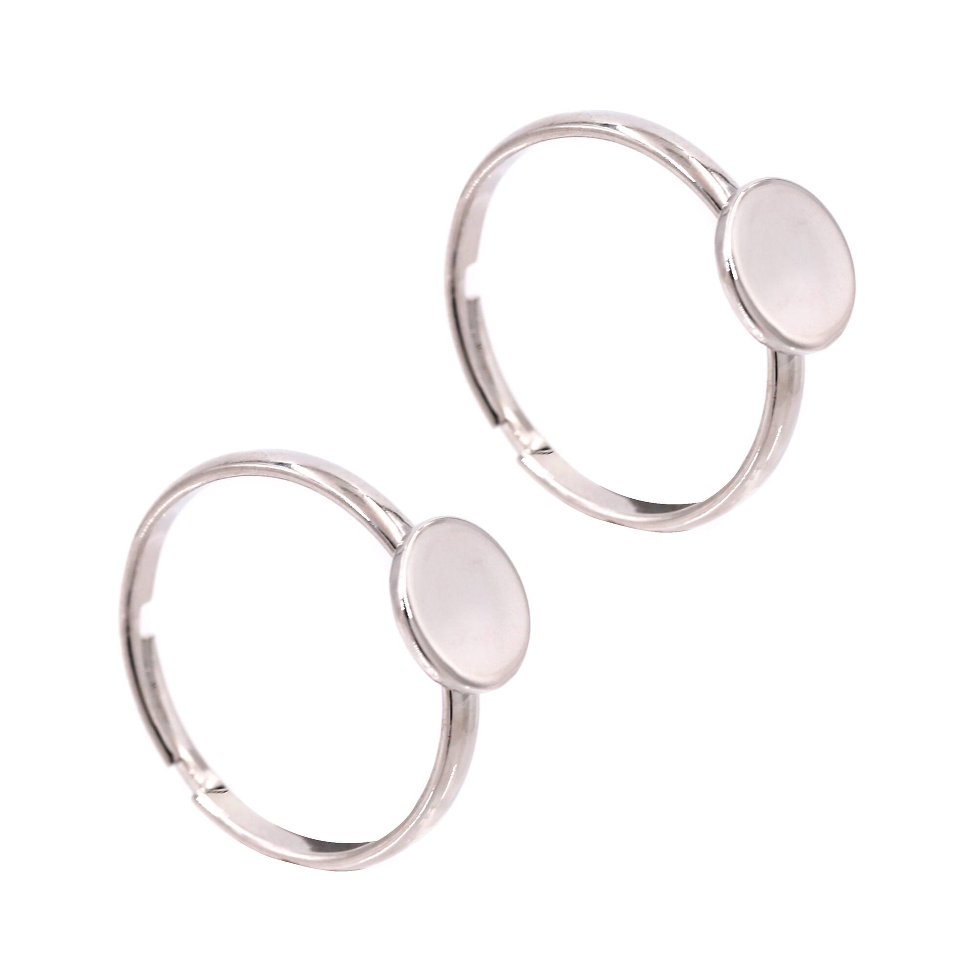 Adjustable Ring Blanks, 4ct. by Bead Landing™